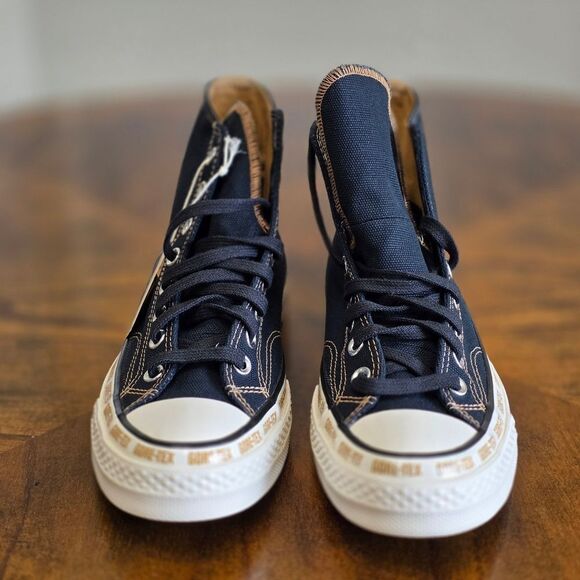 Converse Chuck Taylor Gore-Tex GTX High Black Toadstool Tan Women's 9 LE A08565C - Picture 7 of 16